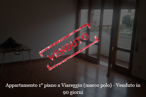 venduto appartamento 1° piano Viareggio